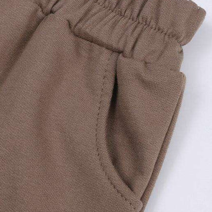 Kids' Stylish Cotton Blend Hoodie and Jogger Set - Ideal for Winter Comfort