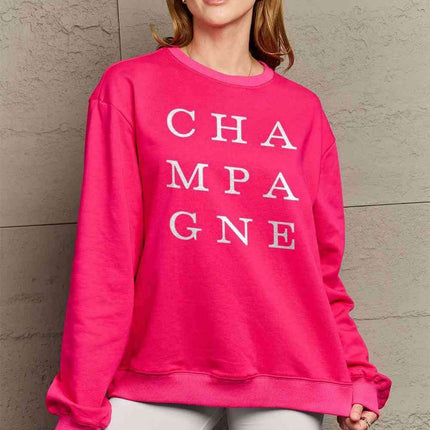 Chic Ivory Elegance Long Sleeve Cotton-Polyester Sweater