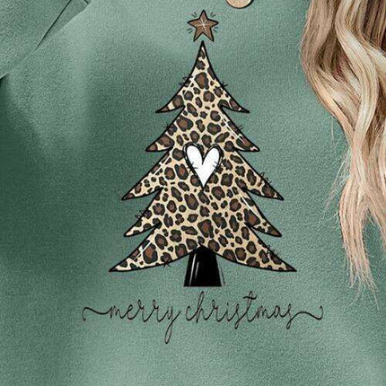 Cozy Christmas Tree Long Sleeve Pullover - Festive Winter Sweater