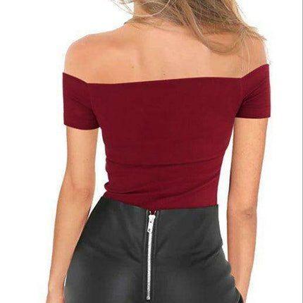 Elegant V Neck Fitted Top - Must-Have All-Season Essential for Women