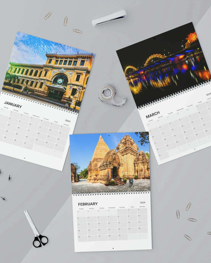 2024 Maison d'Elite Luxurious Art Wall Calendar - Special Edition