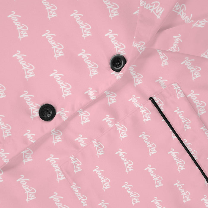 Vero romantic pastel pink Mono Women's Satin Pajamas