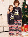 MERRY CHRISTMAS Graphic Top and Pants Set Trendsi