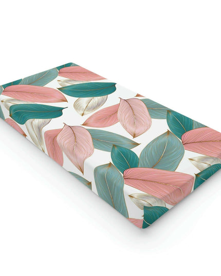 Elegant Floral Changing Pad Cover for Trendy Infant Rooms
