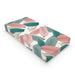 Luxurious Customizable Baby Changing Pad Cover with Modern Bold Floral Design