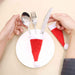 Festive Flannel Holiday Cheer Cutlery Holders - Set of 20