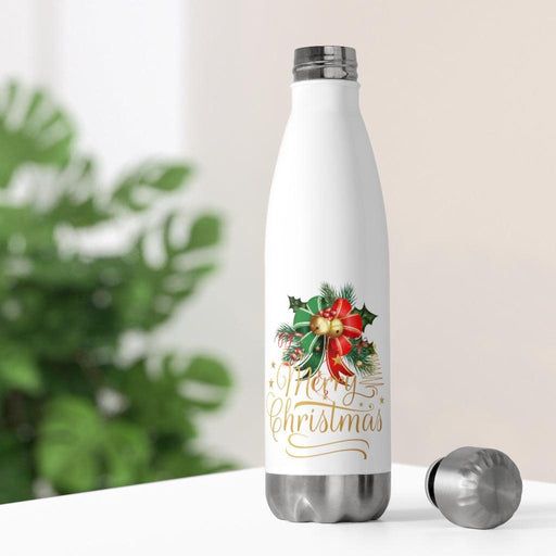 Festive Holiday 20oz Stainless Steel Insulated Water Bottle