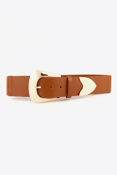 Elastic Wide PU Belt for Stylish Outfits