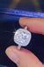 Elegant Square Moissanite Ring with Zircon Accents - Sterling Silver Statement Piece