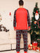 Full Size Reindeer Graphic Top and Pants Set Trendsi