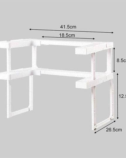 Deluxe Stackable Kitchen Organizer for Effortless Cabinet Storage
