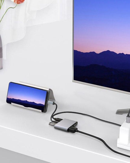 6-Port Dual HDMI Multi-Display Docking Station with 4K Output and USB 3.0 Connectivity