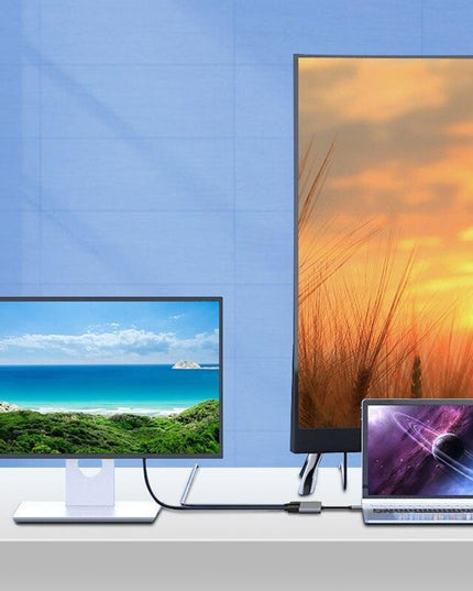 6-Port Dual HDMI Multi-Display Docking Station with 4K Output and USB 3.0 Connectivity