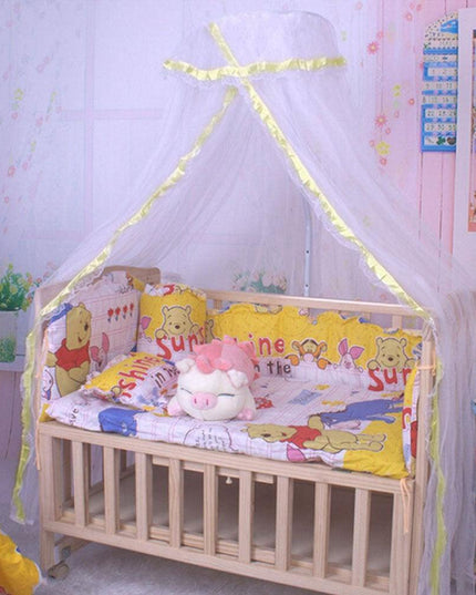 Charming Baby Crib Mosquito Net Canopy - Sophisticated Protection for Your Little One