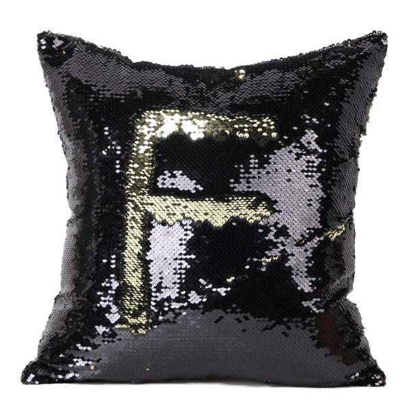 Elegant Double Color Sequins Cushion Cover for Luxurious Home Styling