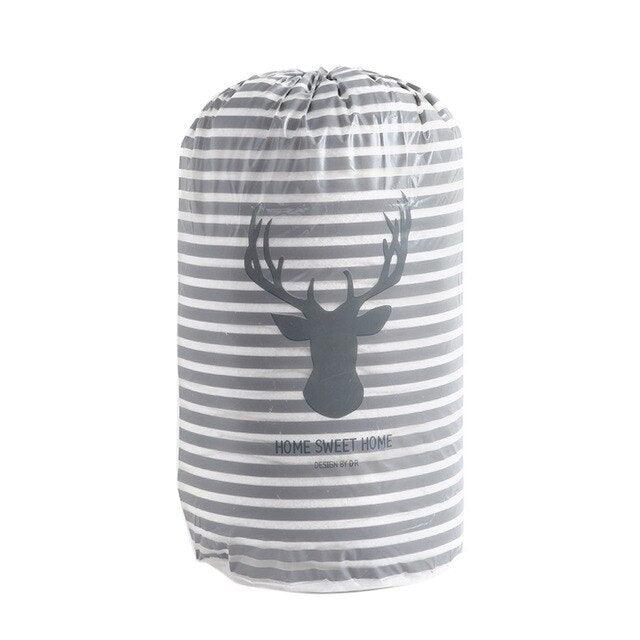 Large-Capacity Drawstring Pouches with Charming Prints and Spacious Design