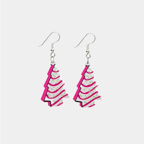 Chic Acrylic Geometric Dangle Earrings for Sophisticated Style