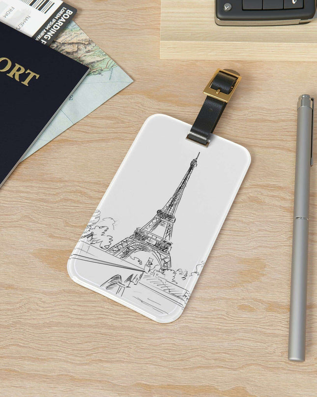 Personalized Luxury Acrylic Luggage Tags: Jetsetter's Choice Collection