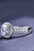 Sophisticated Sterling Silver Ring with Lab-Diamond & Zircon Accents: Timeless Elegance and Superior Craftsmanship