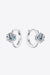 Luxurious 1 Carat Moissanite Sterling Silver Huggie Earrings with Warranty and Certificate