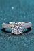 Sophisticated Lab-Diamond Sterling Silver Ring with Zircon Accents