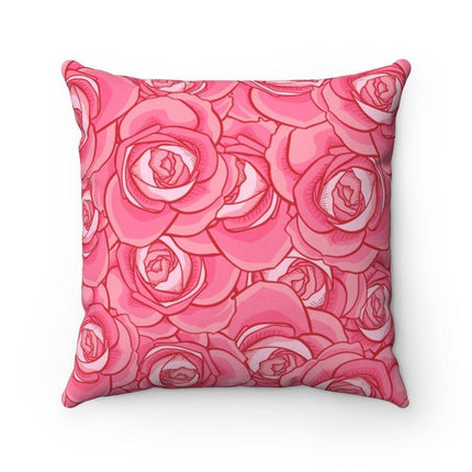 Reversible Rose Valley Decorative Pillow Cover
