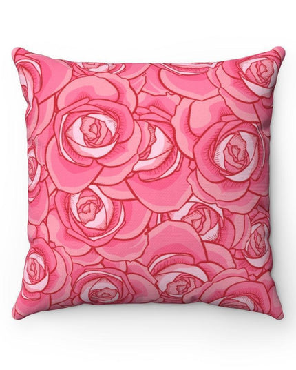 Reversible Rose Valley Decorative Pillow Cover