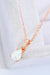 Opal Essence Pendant Necklace with Adjustable Chain