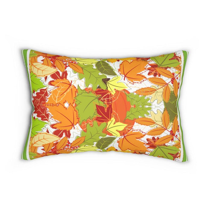 Autumn Paradise Lumbar Cushion with Waterproof Cover