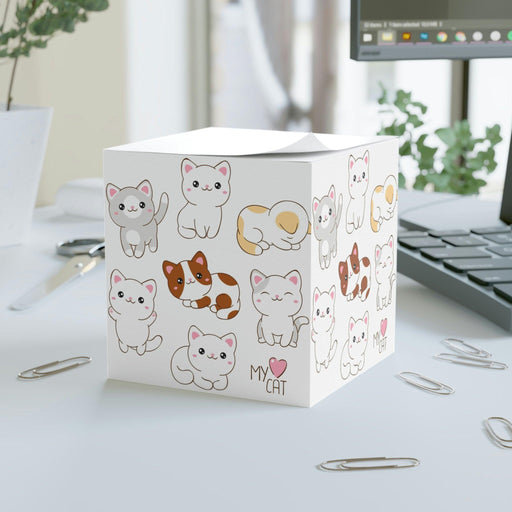 Vibrant Workspace Essential: Personalized Sticky Note Cube with 700 Sheets