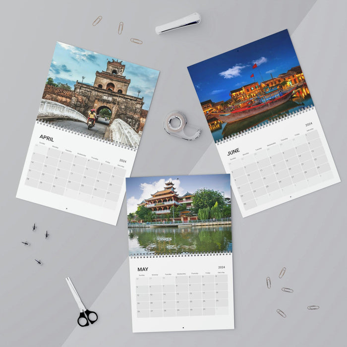 2024 Deluxe Maison d'Elite Wall Calendar with Customization Option