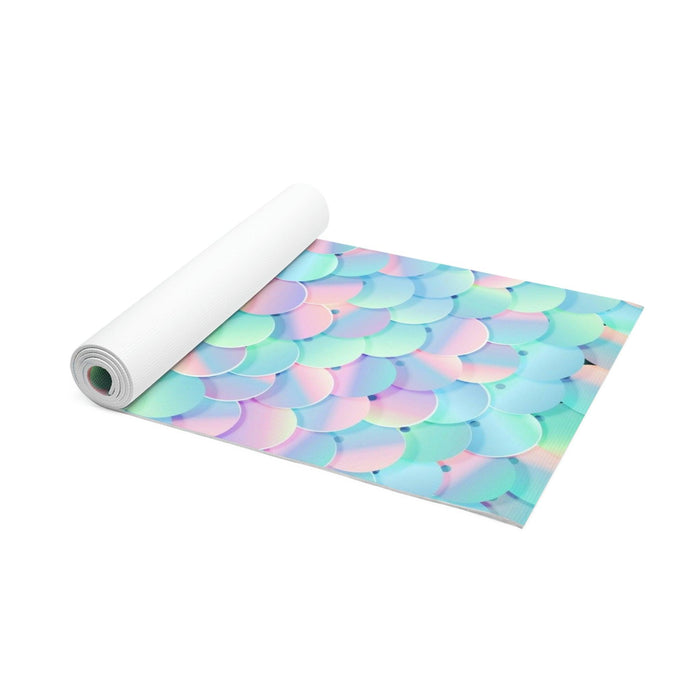 Elite Mermaid Serenity Yoga Mat - Personalized Luxury and Feather-Light