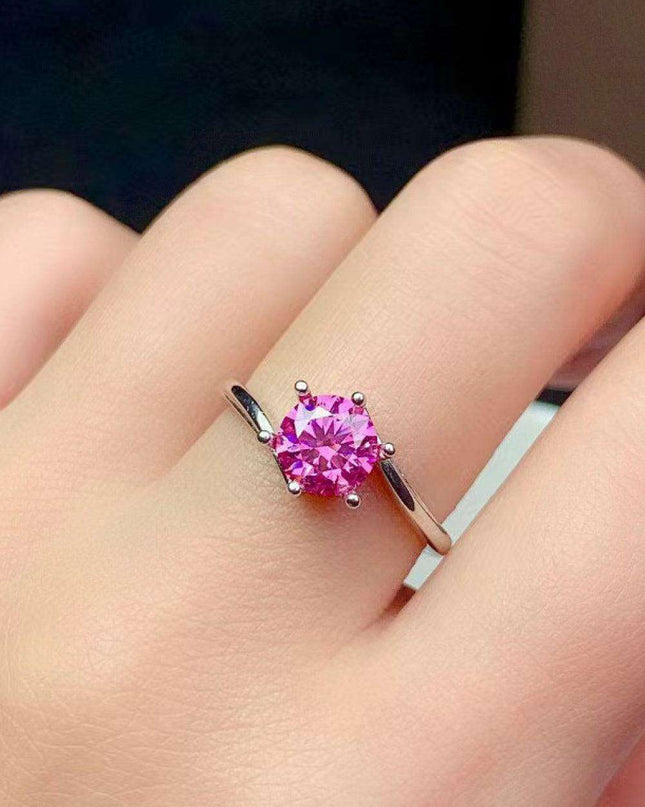 Radiant Lab-Diamond Elegance Ring: A Stunning Showcase of Luxury