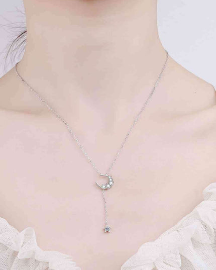 Celestial Symphony Moissanite Pendant Necklace
