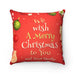 Festive Holiday Reversible Decorative Cushion Cover with Double-Sided Print