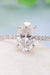 Exquisite 14K White Gold Moissanite Ring with 2.5 Carat Lab-Diamond and Elegant 4-Prong Setting