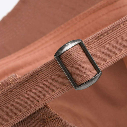 Retro Distressed Cotton Baseball Cap with Customizable Strap - Elevate Your Style