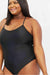Marina West Swim High Tide Black Strappy Back One-Piece Swimsuit