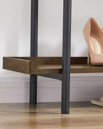 Stylish Multi-Purpose Industrial Organizer Rack for Home and Office