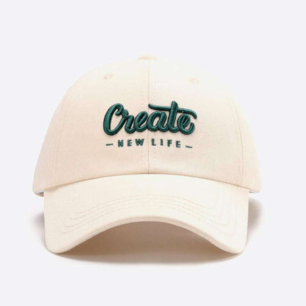 Customizable Cotton Baseball Cap: Trendy Sun Protection with Adjustable Fit
