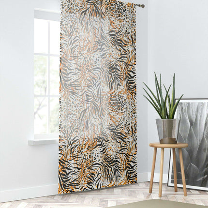 Customizable Animal Print Polyester Curtains - Enhance Your Home Style