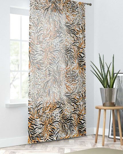 Customizable Animal Print Polyester Curtains - Enhance Your Home Style