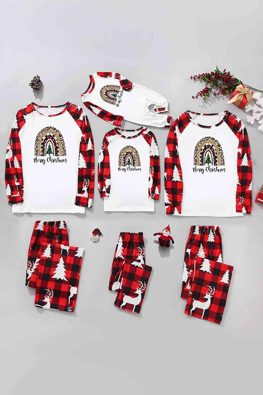 MERRY CHRISTMAS Cozy Polyester Two-Piece Lounge Set