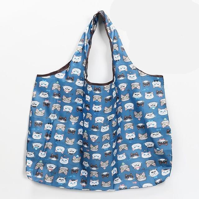 Reusable Eco-Friendly Large Oxford Grocery Bags with Stylish Design