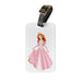 Royal Princess Acrylic Luggage Tag with Leather Strap