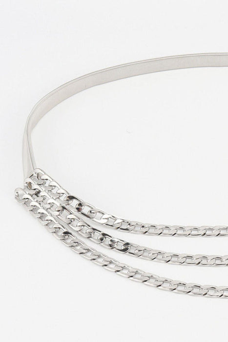 Triple-Layered Chain Belt: Elevate Your Style with Sophistication
