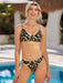 Tropical Bliss Crisscross Bikini Set - Stylish Two-Piece Swimsuit