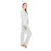 Luxurious Customized Women's Satin Pajama Set for Pet Lovers