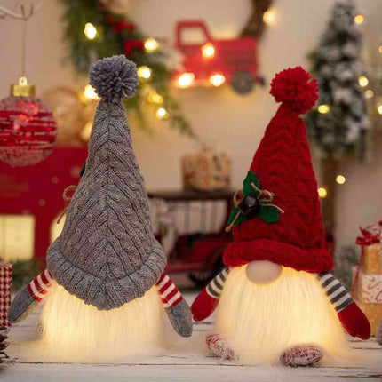 Enchanting Glowing Short-Leg Gnome Figurine