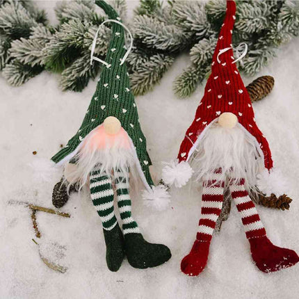 Enchanting Light-Up Gnome with Playful Long Legs